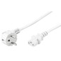 MicroConnect Power Cord 1.8m White IEC320 MicroConnect Power Cord 1.8m White IEC320